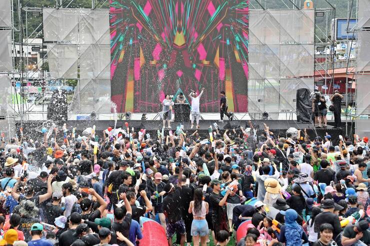 제17회 정남진 장흥 물축제 지상최대의 물싸움