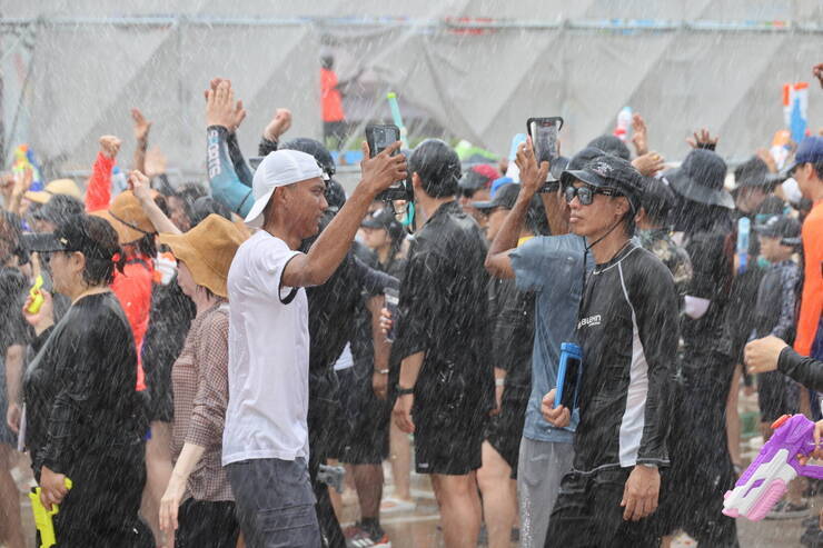 제17회 정남진 장흥 물축제 지상최대의 물싸움