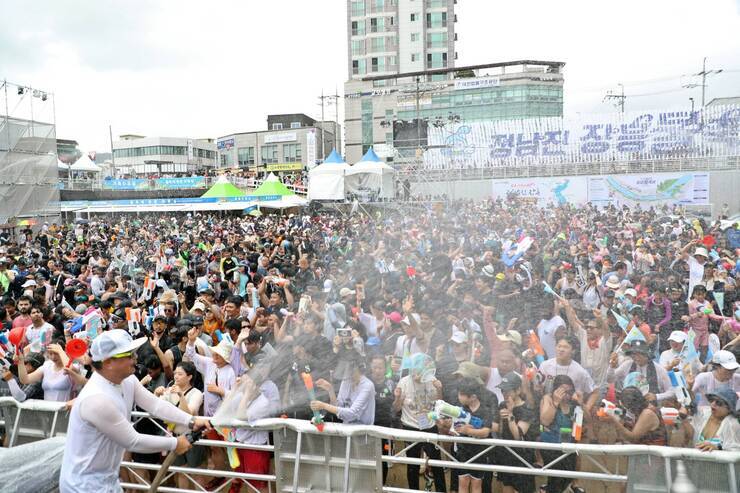 제17회 정남진 장흥 물축제 지상최대의 물싸움