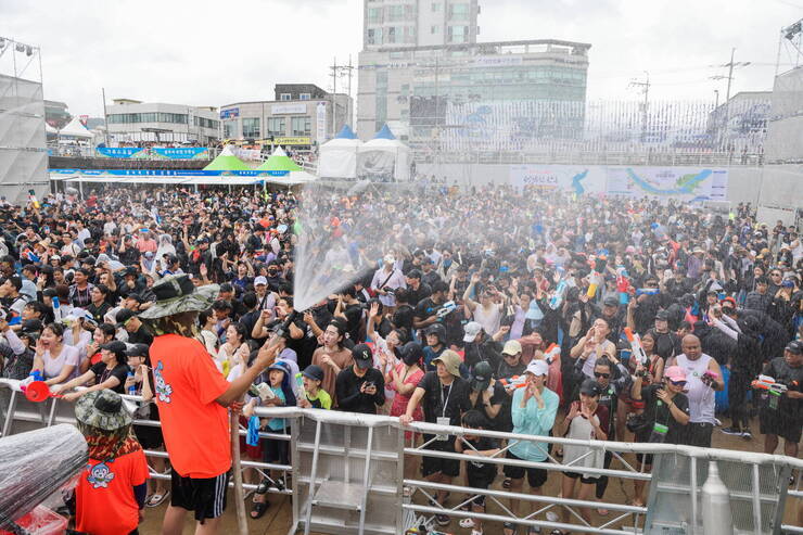 제17회 정남진 장흥 물축제 지상최대의물싸움