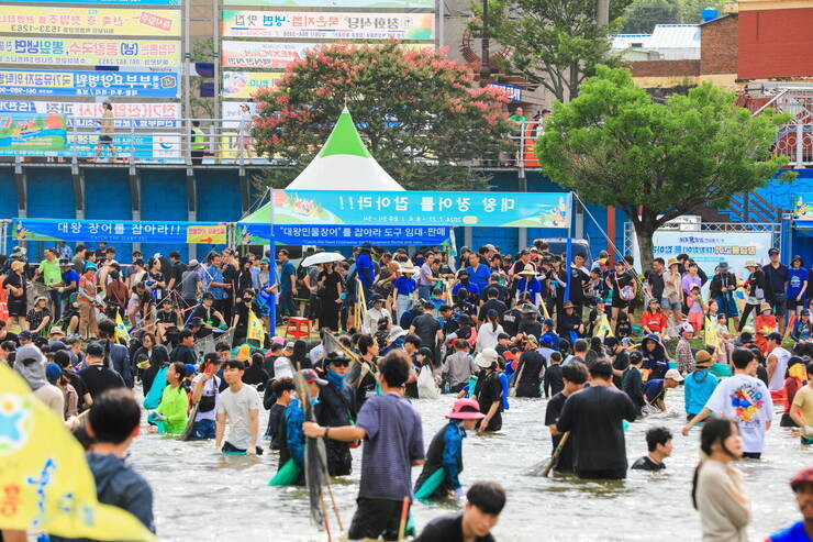 제17회 정남진 장흥 물축제 황금물고기를잡아라