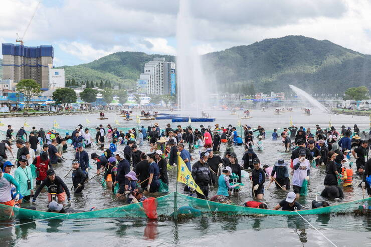 제17회 정남진 장흥 물축제 황금물고기를잡아라