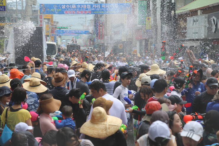 2018 정남진장흥 물축제 살수대첩 퍼레이드