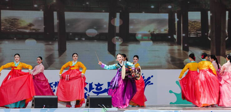 2023년 제16회 정남진 장흥 물축제 물축제 정남진의 도화유수(세종전통예술단)