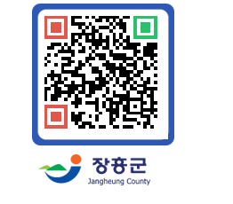 장흥군청 QRCODE - 공지사항 페이지 바로가기 (http://www.jangheung.go.kr/www/dufzss@)